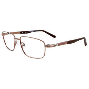 EASYCLIP EC411 Eyeglasses 010 Satin Brown 55mm